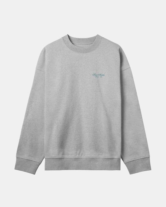 The Essential Script Sweater | Grey