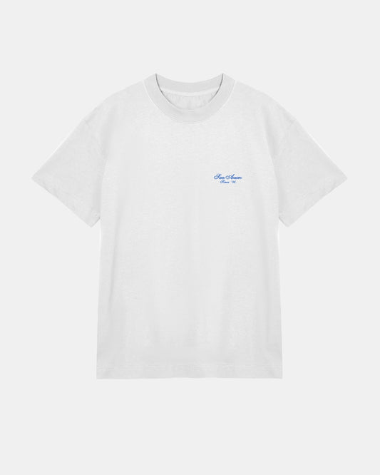 The Esssential Script Tee | White