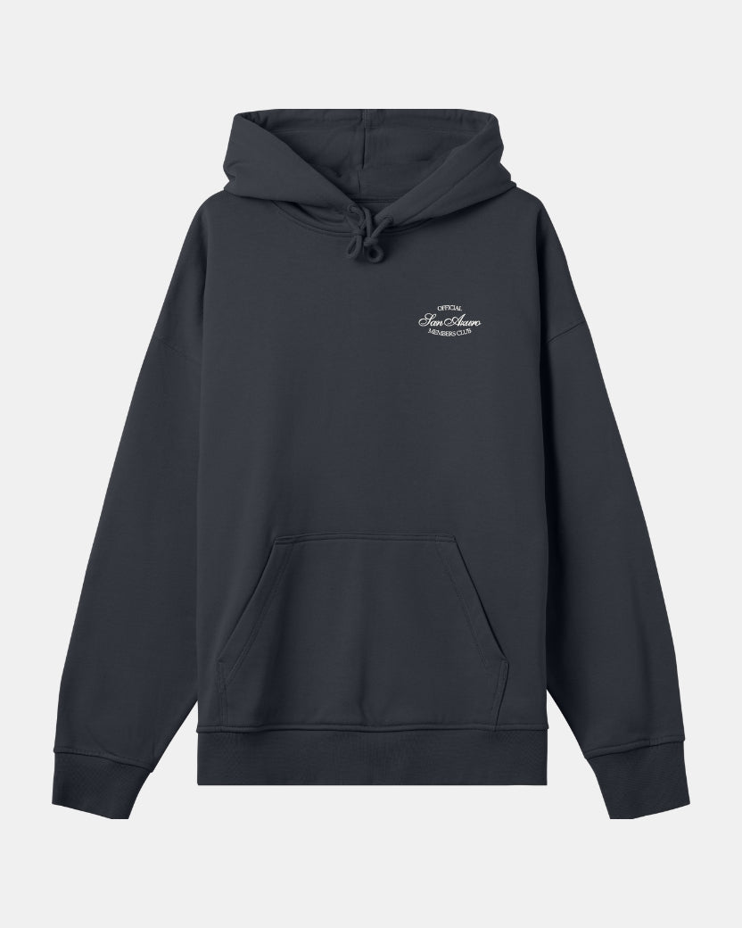 The Essential Club Hoodie | Off Black