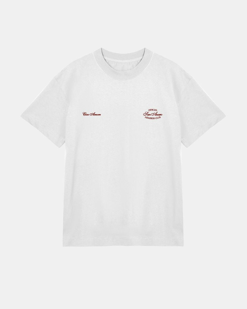 The David Tee | White